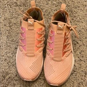 pink puma sneakers